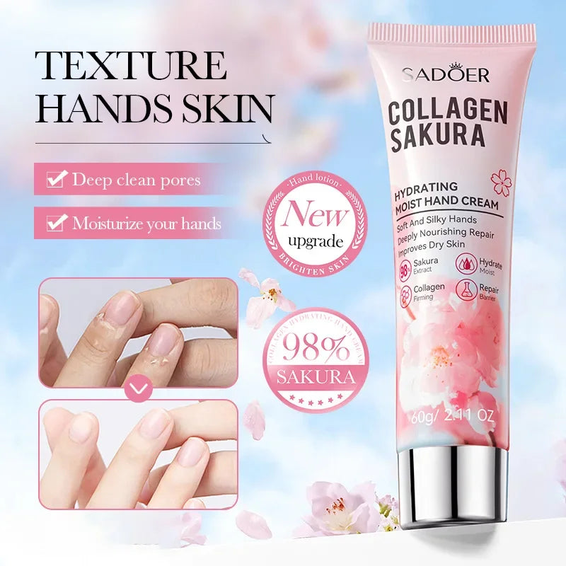 SADOER Sakura Collagen Hand Cream 60G