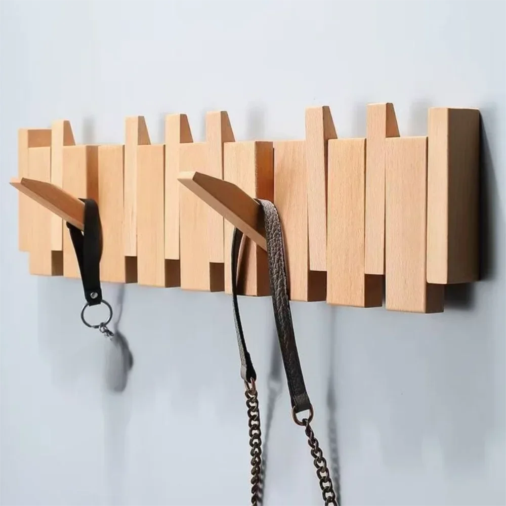 Wall Mounted Wood Hanging Hook