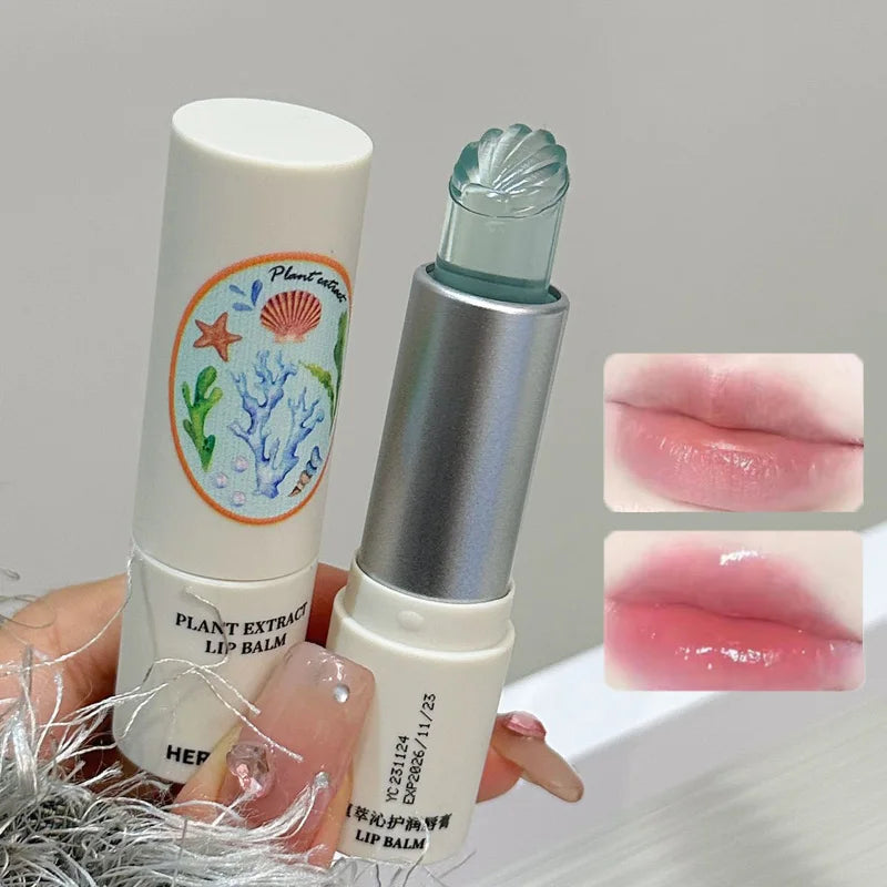 ZYXUAQIR Sea Shell Shaped Lip Balm