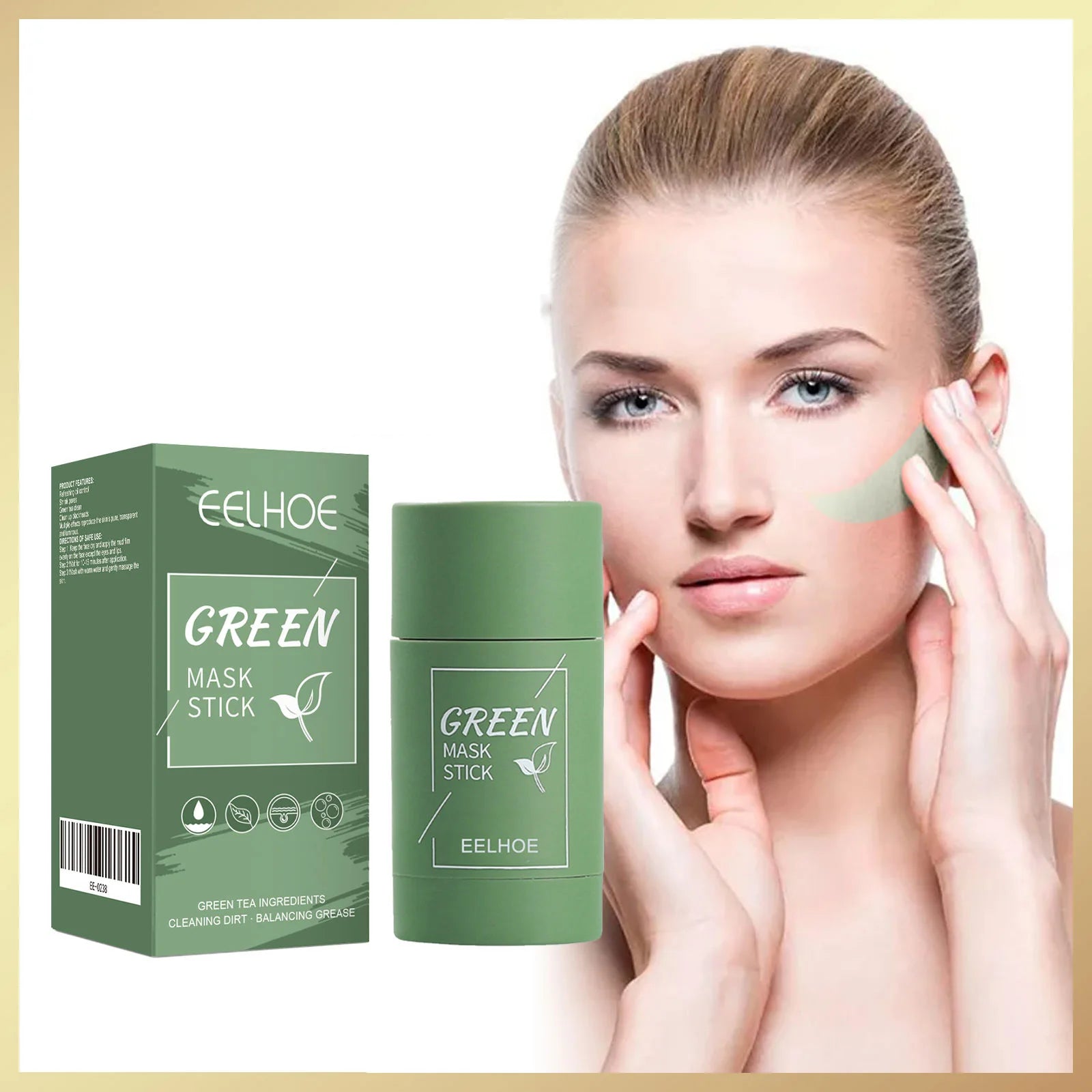 EELHOE Green Tea Solid Cleansing Mask