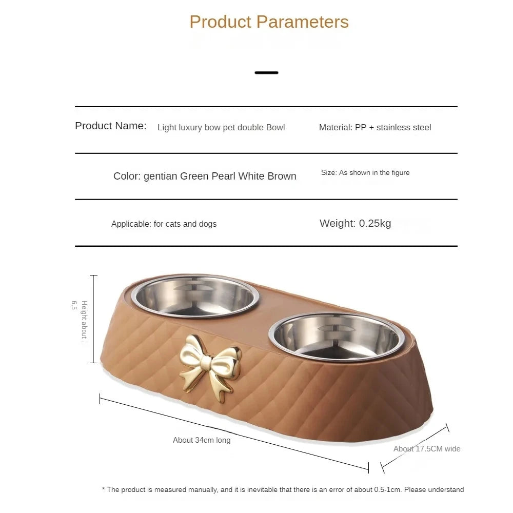 PREMIUM Bow-tie Double Bowl