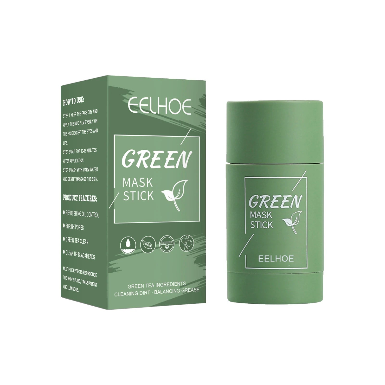 EELHOE Green Tea Solid Cleansing Mask