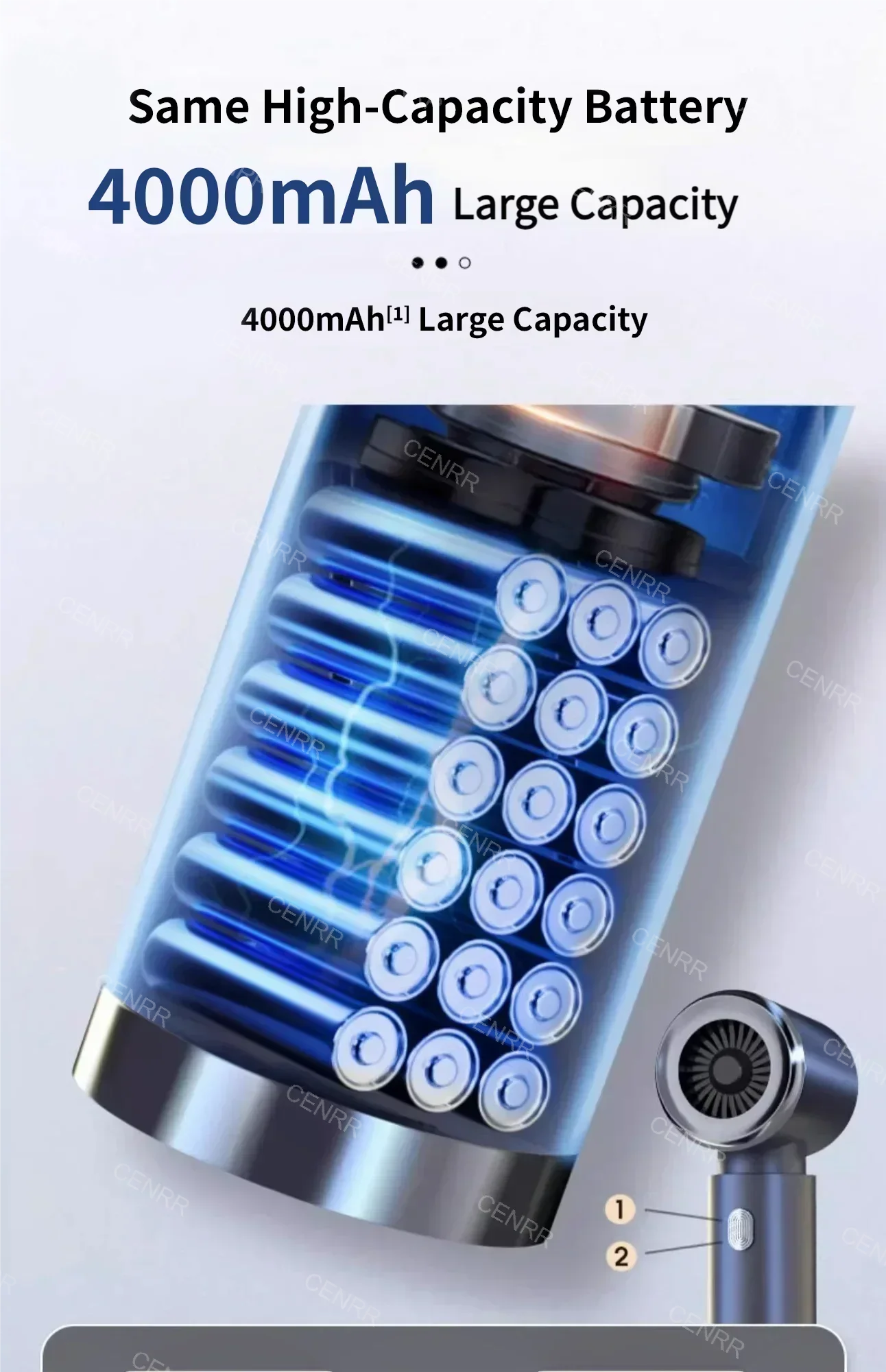 Mini Car Vacuum Cleaner Wireless