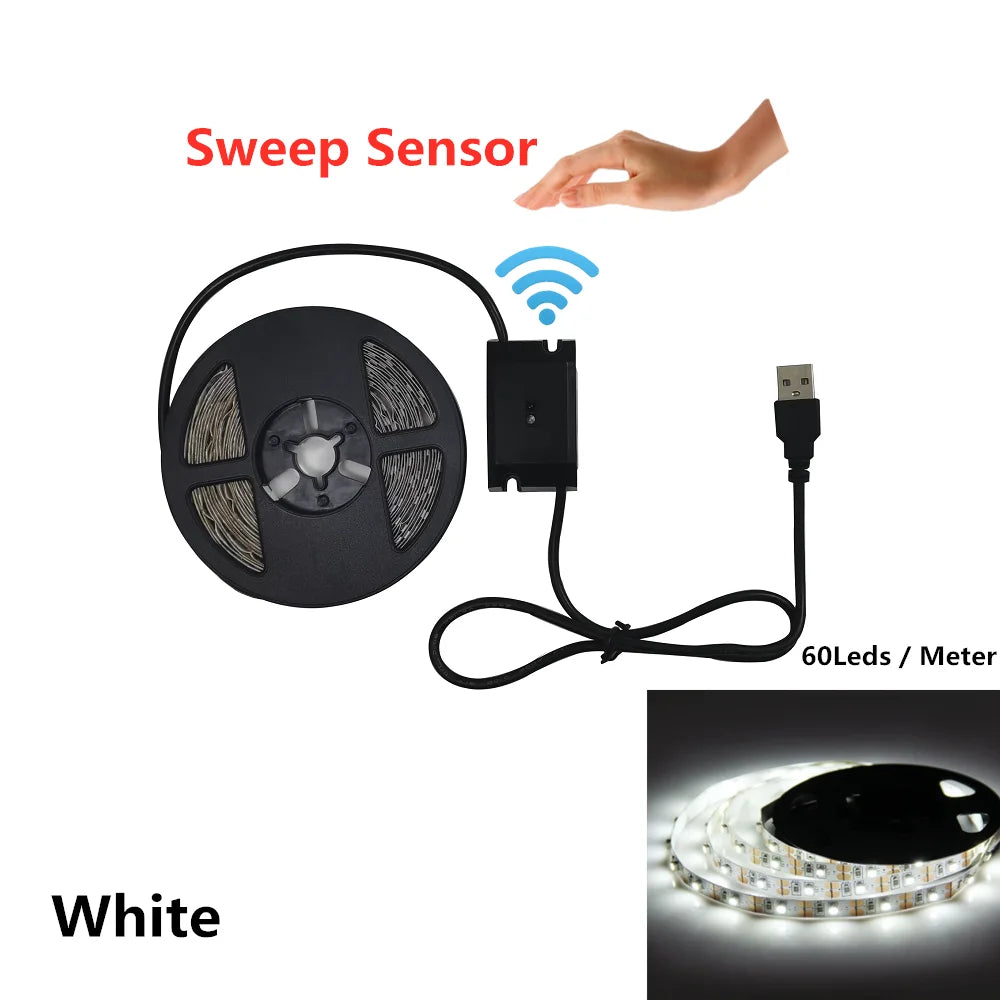 Motion Sensor LED Lights For Kitchen/Under Cabinet/Bedside Stairs/Wardrobe/