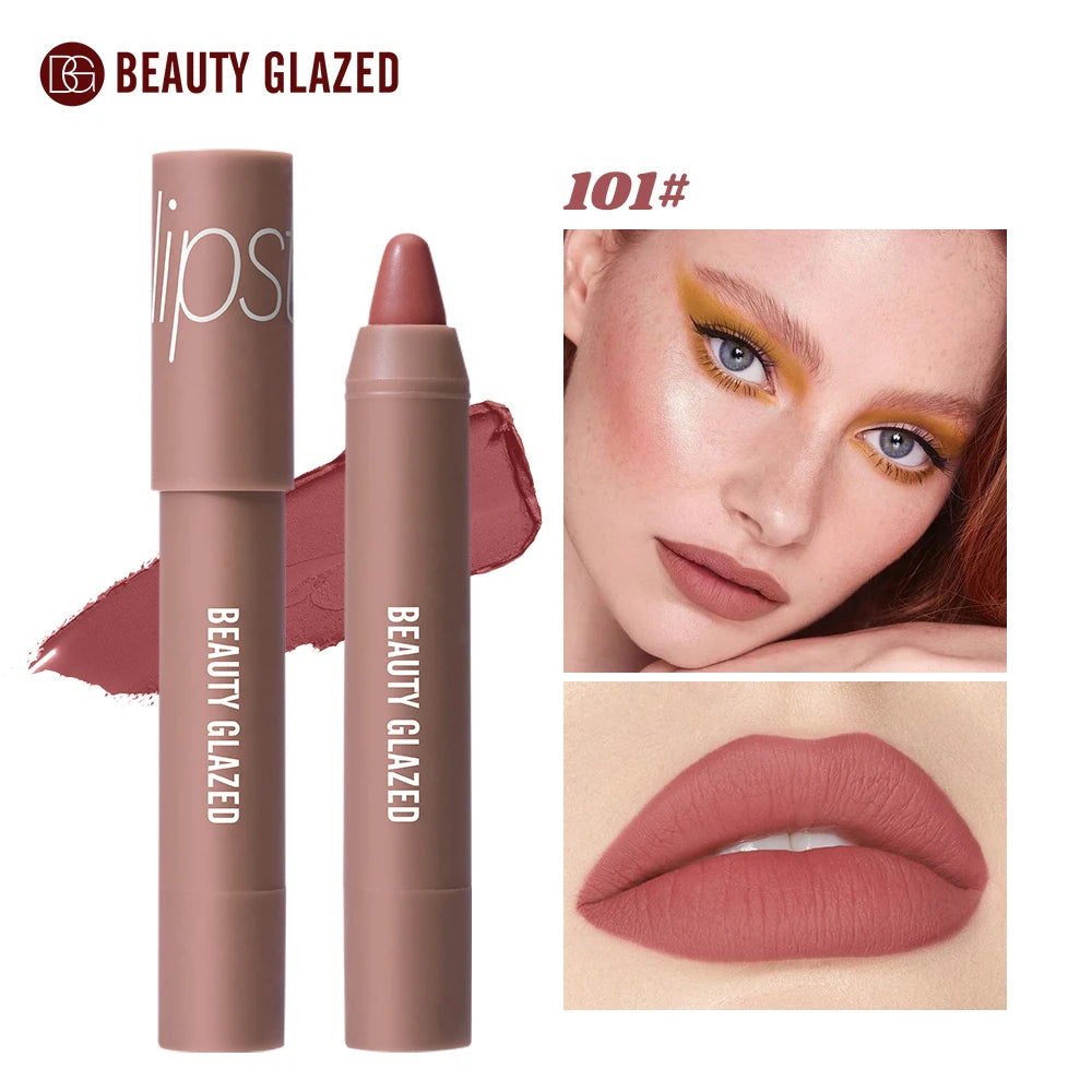 BEAUTY GLAZED Waterproof Matte Lipstick Pencil