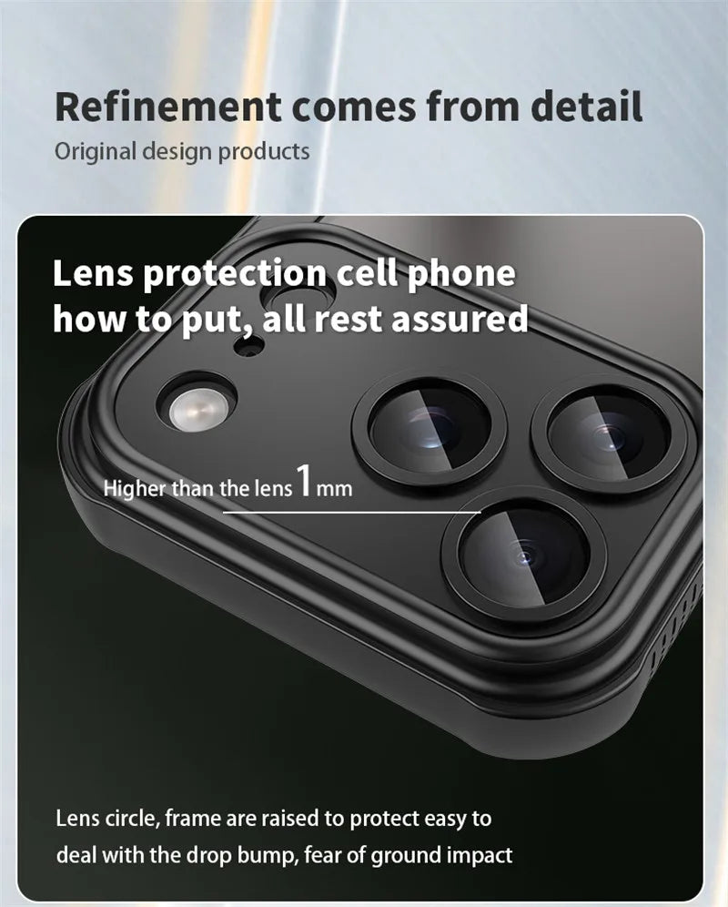 For iPhone 17 Pro Case iPhone 17 Pro Cover TPU Border Durable Matte Bumper Protective Phone Case For iPhone 17 Air Pro Max Funda