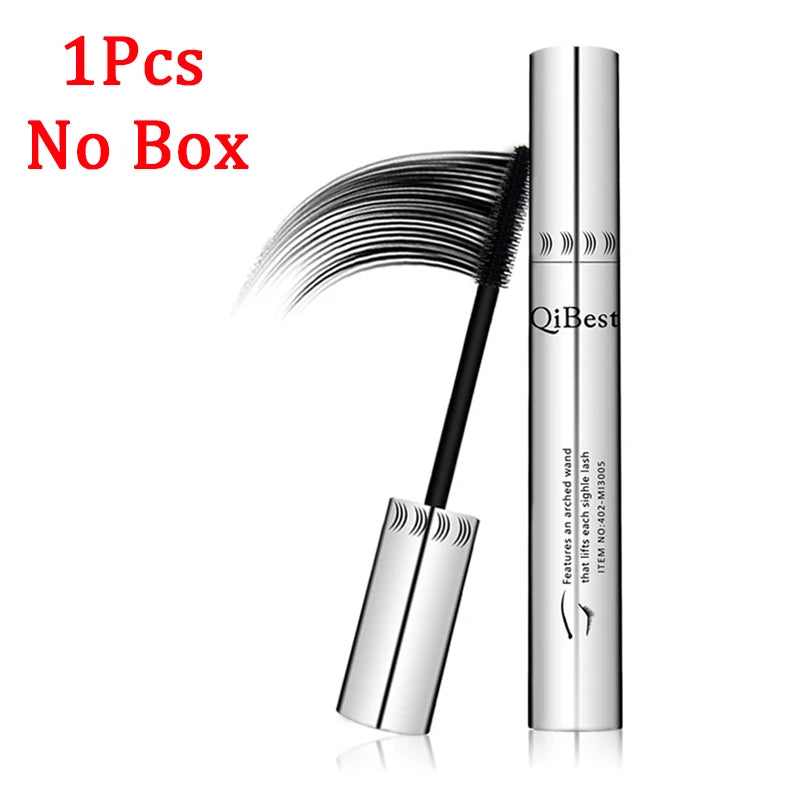 QIBEST Silk Fiber Black Waterproof Mascara