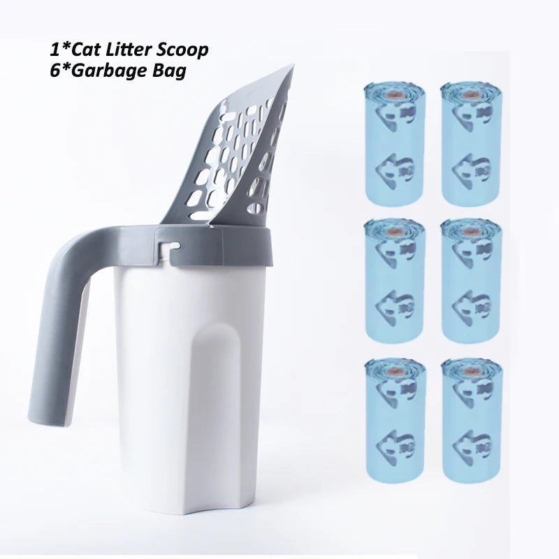 Litter Shovel Scoop with Waste Bags