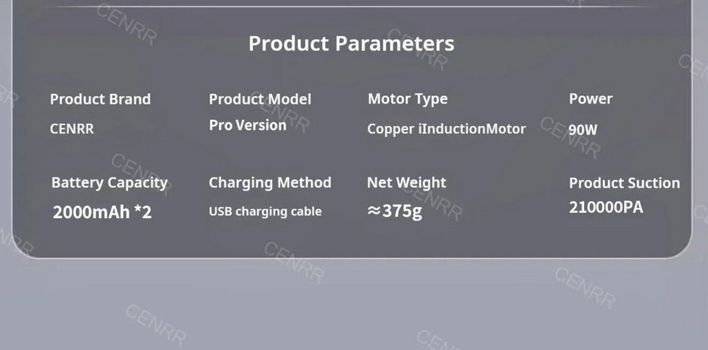 Mini Car Vacuum Cleaner Wireless
