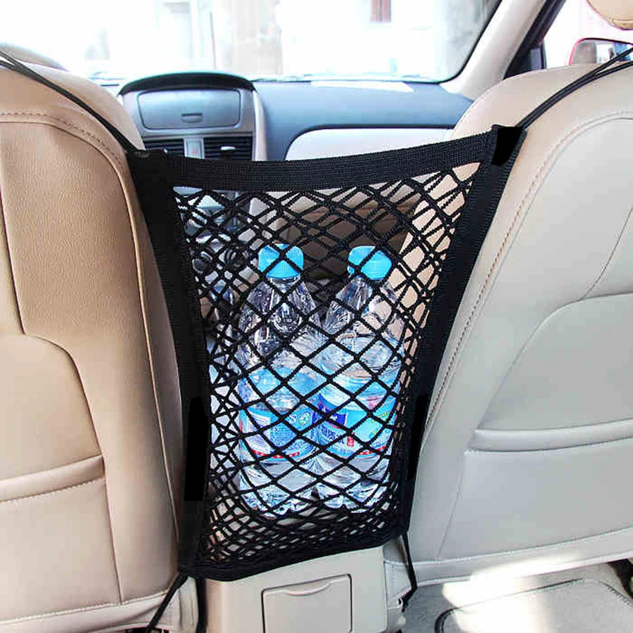 Car Barrier with Automatic Safety Mesh Storage