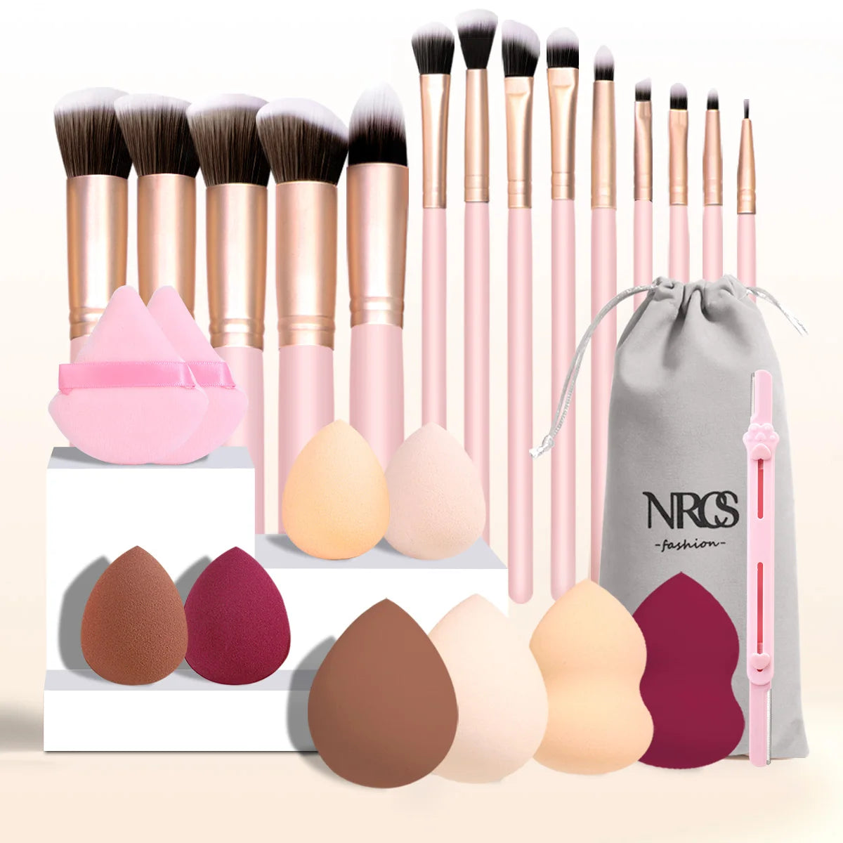 25Pcs Professional Makeup Tools Set