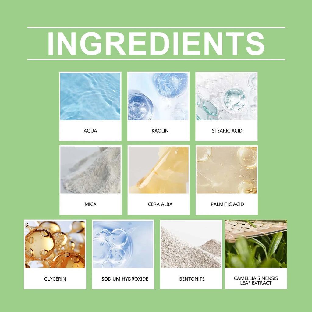 EELHOE Green Tea Solid Cleansing Mask