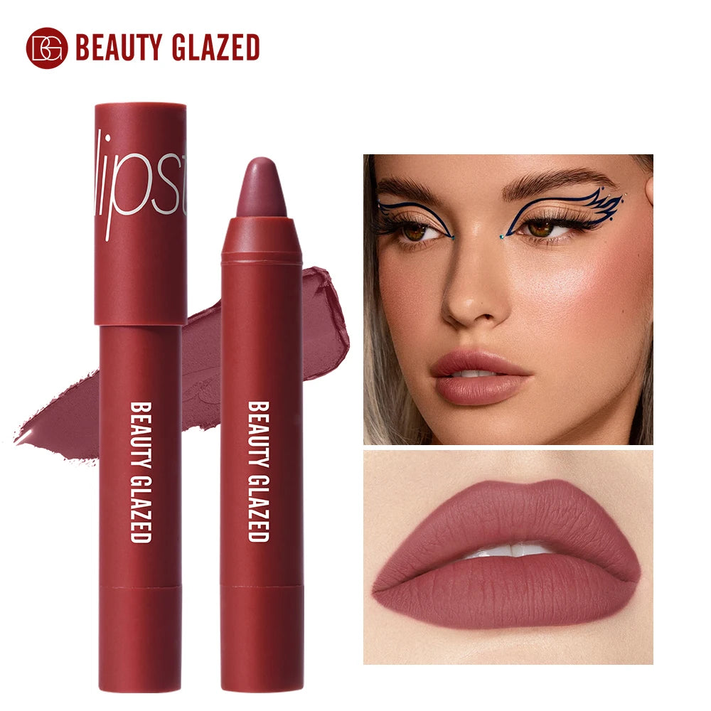 BEAUTY GLAZED Waterproof Matte Lipstick Pencil