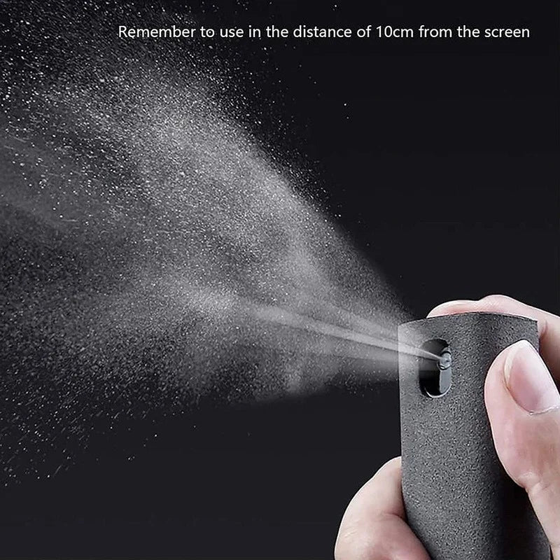 2in1 Microfiber Screen Cleaner Spray Bottle/Wiper