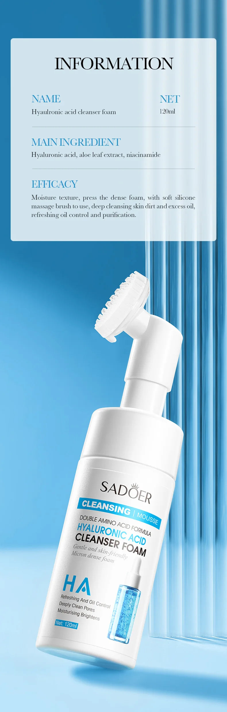 SAODER Q10 Vitamin C Facial Cleanser